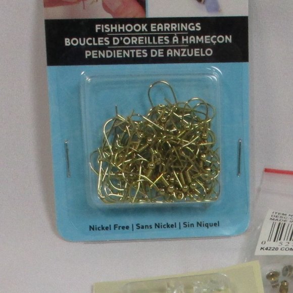 Earring Crafter Bundle - 7 Packages of Earring Backs and Hooks. - Picture 8 of 12